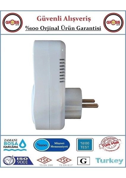 Akım Korumalı Priz - 4000W - 918 Joule - Orjinal Ürün fiyatları