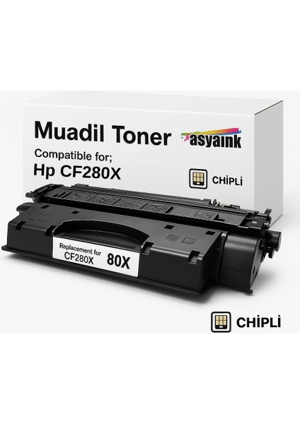 Hp M401DN CF280X Muadil Toner 6400SF Asyaink