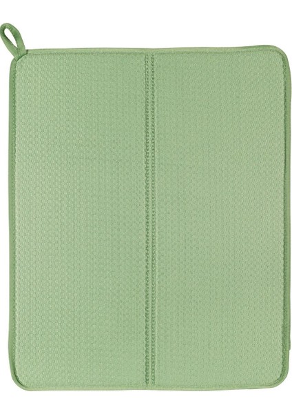 Yeşil Bulaşık Kurutma Örtüsü ve Matı, Pratik ve Şık Mutfak Aksesuarı