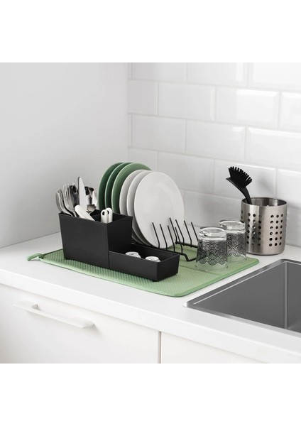 Yeşil Bulaşık Kurutma Örtüsü ve Matı, Pratik ve Şık Mutfak Aksesuarı fiyatları