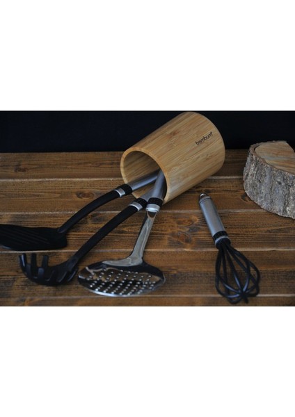 Kahverengi 12CM Kaşıklık, Şık ve Kullanışlı Mutfak Gereci fiyatları