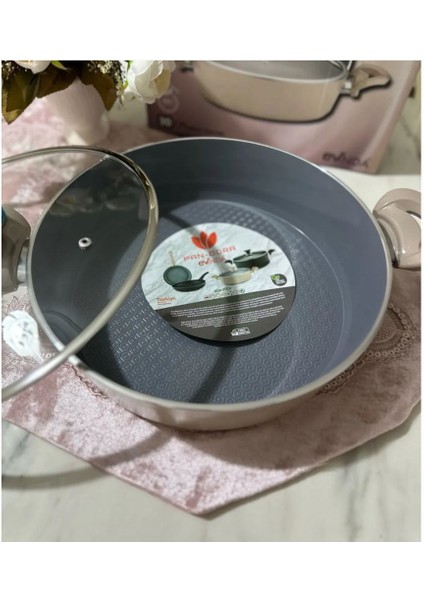 Pan-Dora 30 cm Kristal Seramik Basık Tencere fırsatları