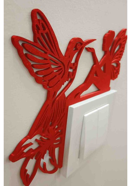 Dekoratif 3D Anahtar Üstü Süs – Kuş & Peri Temalı (2' Li Set)