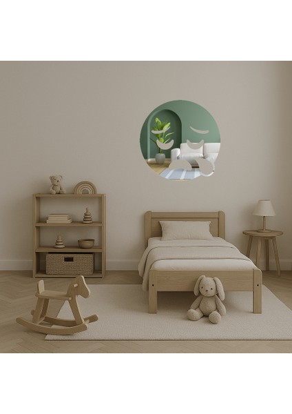 Şirin Uykucu Yüz Ifade Aynalı Tabloları - Dekor - ALVN1428-9802 fırsatları