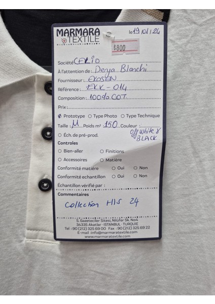 Erkek Siyah-Beyaz Bloklu Polo Yaka Tişört – Şerit Detaylı, Düğmeli Model modelleri