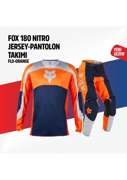 Turuncu Mavi Jersey Pantolon Takımı