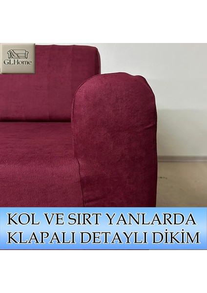 Süet Detaylı Angora Kumaş 3+2+1+1 Komple Giydirme Kanepe&çekyat, Bohem, Vb. Model Koltuk Kılıfı fiyatları