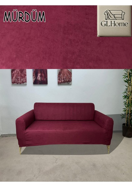 Süet Detaylı Angora Kumaş 3+2+1+1 Komple Giydirme Kanepe&çekyat, Bohem, Vb. Model Koltuk Kılıfı