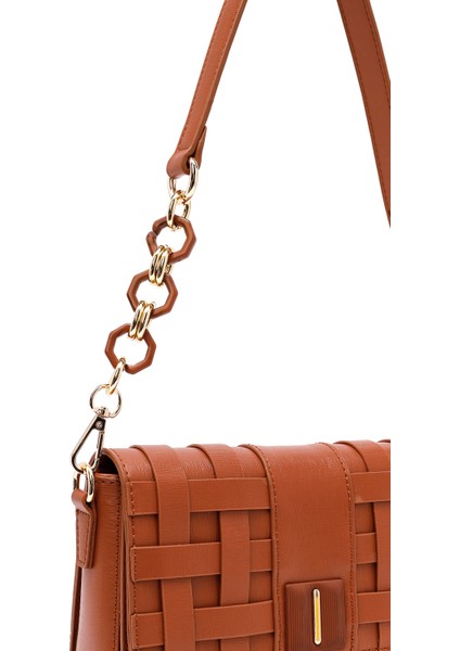 Kadın Taba Uzun Askılı Örgü Çapraz Çanta 25ABD261529