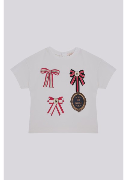 Bg Store Kız Bebek Ekru Tshirt