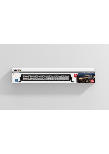 LED Bar Beyaz ve Sarı Işık 7 Fonksiyon Çakarlı 58 cm 12V,24V