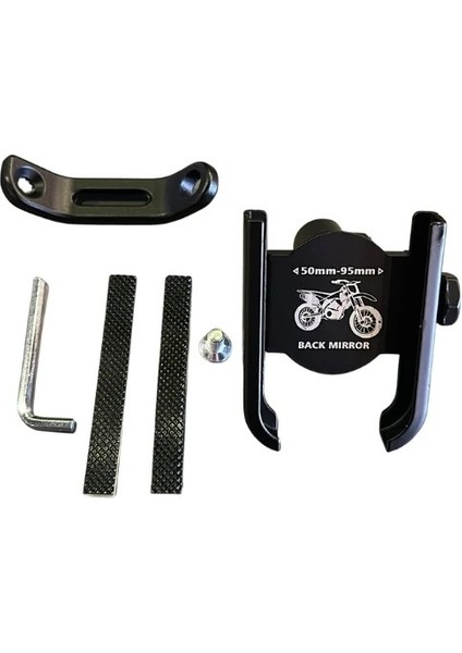 Motosiklet Telefon Tutucu Ayna Bağlantılı Model CD-3332