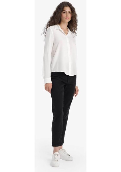 Comfort Mom Yüksek Bel Bilek Boy Jean Pantolon E9162AX25AU modelleri