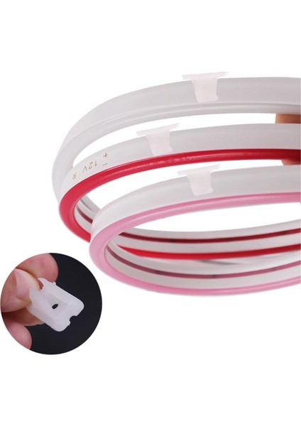Neon Şerit LED Birleştirme Aparatı Sabitleyici Montaj Aparatı 6X12MM (20 Adet) fiyatları