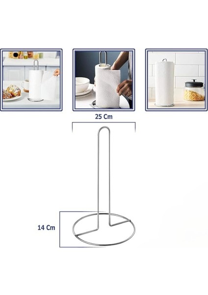 Dik Kağıt Havluluk Krom Renk