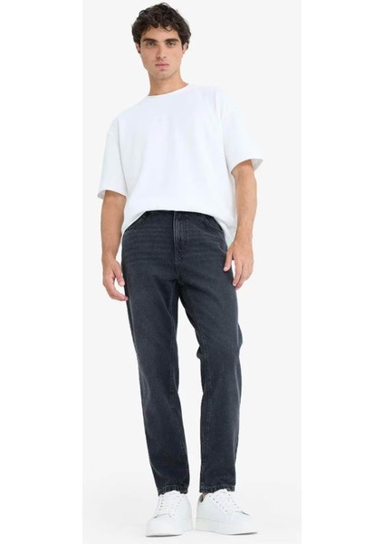 %100 Pamuk 90's Slim Fit Dar Kalıp Yüksek Bel Dar Paça Jean Pantolon D8587AX25AU fiyatları