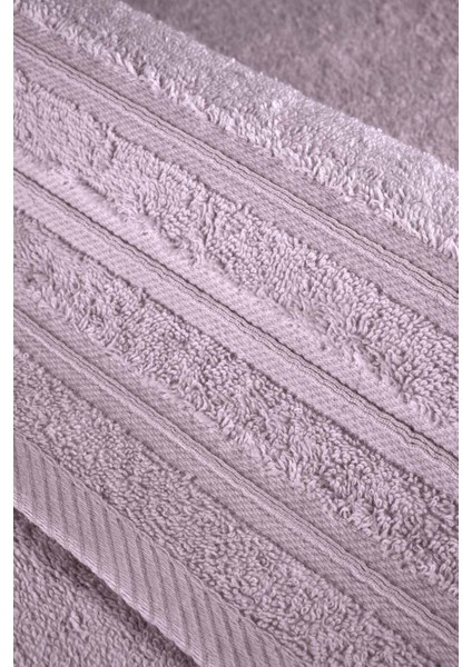 Koyu Lila Pure Bukle Bordürlü Havlu 30X50, Şık ve Yumuşak Dokulu. fiyatları
