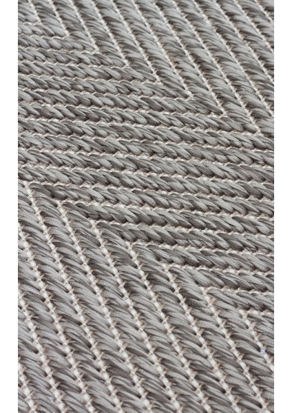 Mono Mno 02 Grey Yumuşak Dokulu Makinede Yıkanabilir Sisal Görünümlü Üst Kalite Kilim