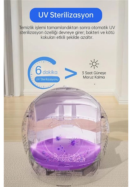 S30 Pro 2. Nesil Otomatik Akıllı Kedi Tuvaleti - Uv Sterilizasyon- Uygulama Kontrol - Geniş Kapasite indirimleri