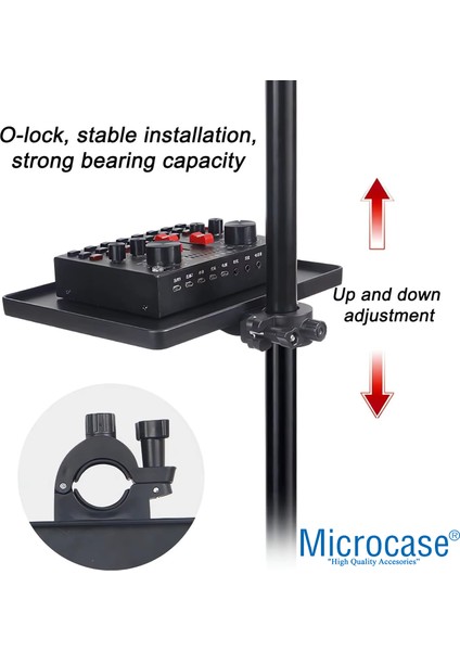 Tripodlara Monte Universal Sehpa Notebook Mikrofon Kitap Vb Malzeme Rafı 220X165MM - AL5288 fırsatları