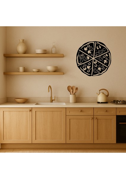 Mantar ve Domatesli Pizza Dekor Tablosu - ALVN3240-1525 fiyatları