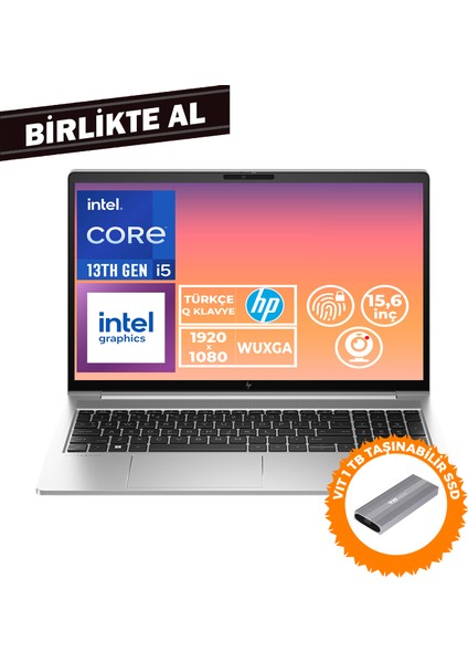 Elitebook 650 G10 I5-1335U 16GB 512GB SSD 15.6" Fhd Freedos Taşınabilir Bilgisayar + Vıt 1 Tb SSD B2PK5ES 041 fiyatları