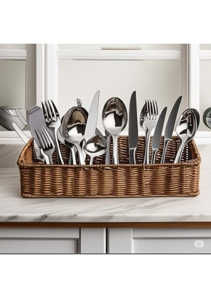 Wicker Serisi Hasır Örme 3'lü Diktördgen Düzenleyici fiyatları