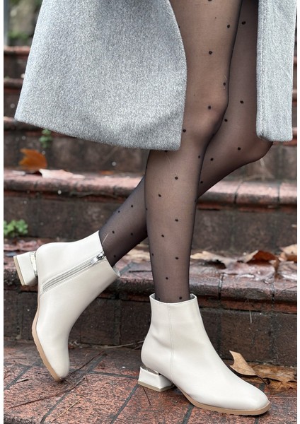 Tonti Bej Topuklu Fermuarlı Bot modelleri