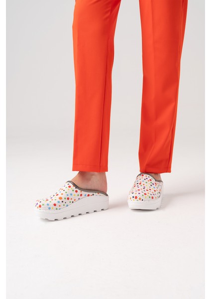 Puanlı Fit Vivacolor Kadın Sabo Terlik Ortopedik Doktor Hemşire Hastane Terliği fırsatları