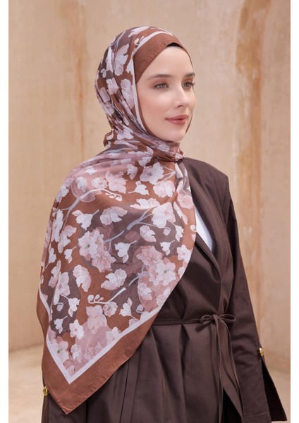 Fresh Tela Şal 4 - 10 Kahverengi Karışık Desen 49713