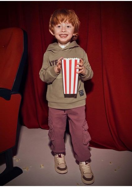 Erkek Çocuk Kargo Cepli Yumuşak Jogger Pantolon