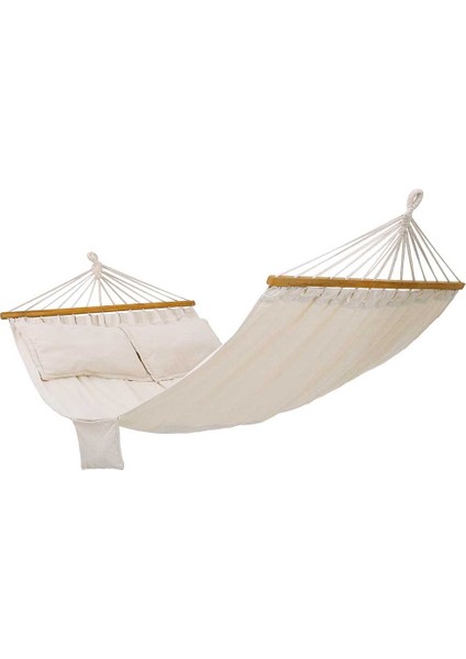 GDC22M Hamak, Dış Mekan Çok Kişilik, Çubuk Hamak, 200 x 150 Cm, Tüv Rheinland, 300 Kg, Bej