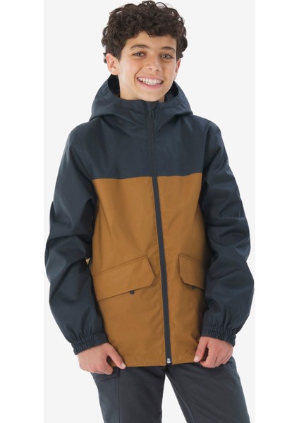 Quechua Çocuk 3'ü 1 Arada Outdoor Mont - 7/15 Yaş - Kahverengi/gri - NH100