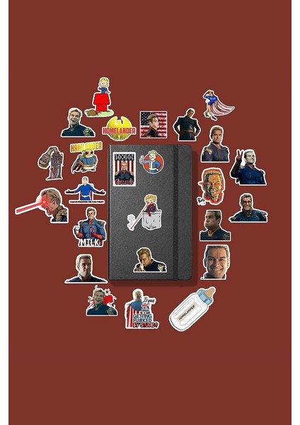 Homelander Sticker Paketi /bullet Journal Defter Çıkartma Ajanda Laptop Etiket