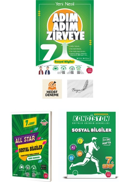 Newton 7.sınıf Adım Adım Sosyal Bilgiler All Star Sosyal Bilgiler Soru Kondisyon Sosyal Bilgiler Denemeleri Hedef Deneme