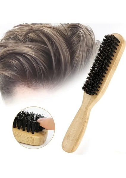 Unisex Bambu Ahşap Saç Fırçası, Kadın Erkek Pürüzsüz Tarak modelleri
