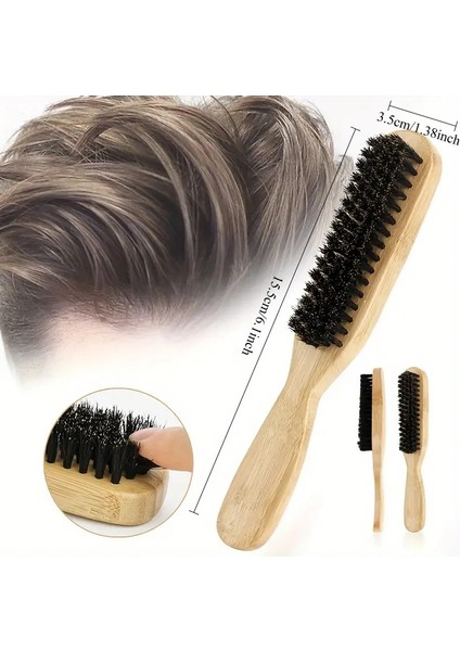 Unisex Bambu Ahşap Saç Fırçası, Kadın Erkek Pürüzsüz Tarak fırsatları