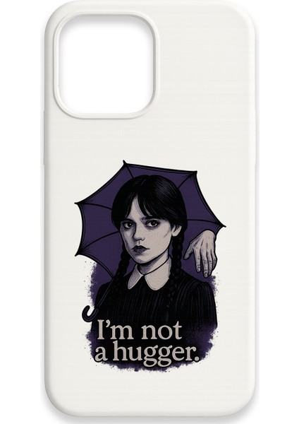 iPhone 15 I'm Not Hugger Baskılı Silikon Kılıf