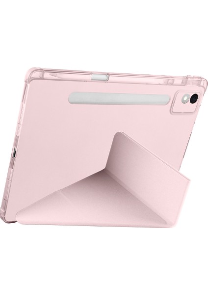 Lenovo Idea Tab Pro 12.7 TB-373FU Kılıf Tri Folding Kalem Bölmeli Standlı Kılıf Uyandırma Özellikli indirimleri