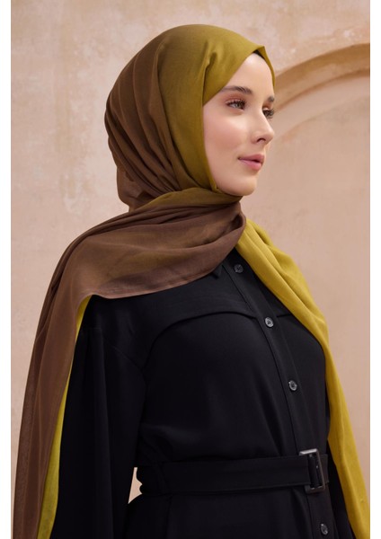 Fresh Degrade Desen Şal 1030 Kahverengi Degrade Desen 49720