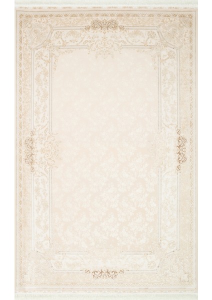 Palmira Plm 09 Cream Gold Yumuşak Dokulu Yüksek Kaliteli Sık Dokuma Modern Makine Dokuması Halı