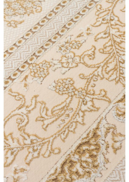 Palmira Plm 09 Cream Gold Yumuşak Dokulu Yüksek Kaliteli Sık Dokuma Modern Makine Dokuması Halı modelleri