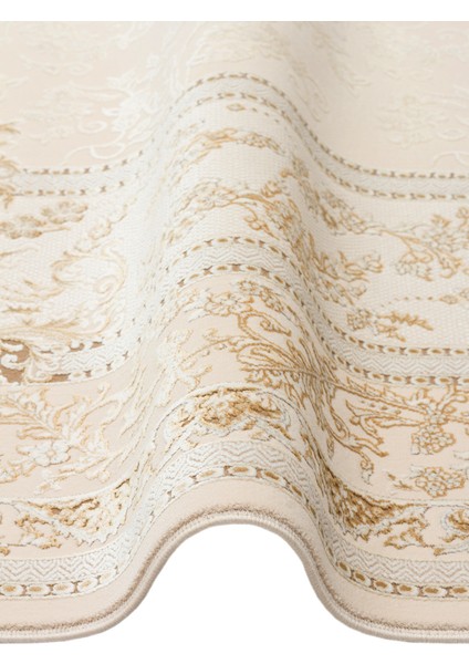 Palmira Plm 09 Cream Gold Yumuşak Dokulu Yüksek Kaliteli Sık Dokuma Modern Makine Dokuması Halı indirimleri