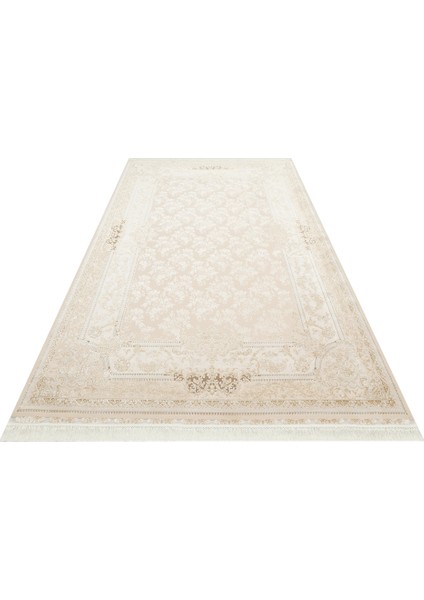 Palmira Plm 09 Cream Gold Yumuşak Dokulu Yüksek Kaliteli Sık Dokuma Modern Makine Dokuması Halı