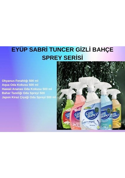 Gizli Bahçe Sprey Serisi