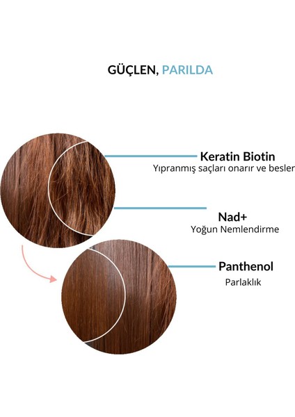 Nemlendirici & Onarıcı Saç Kremi Nad+ ,keratin,biotin,panthenol modelleri