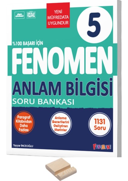 Fenomen Yayıncılık 5. Sınıf Anlam Bilgisi Soru Bankası ve Telefon Tutucu
