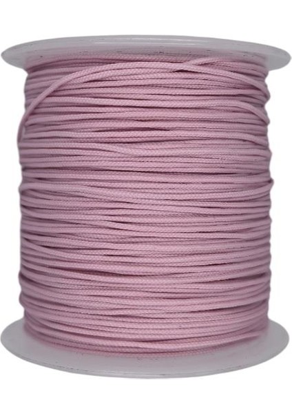Paraşüt İpi 0.8 mm Açık Pembe Renk 1 Makara 100 Metre