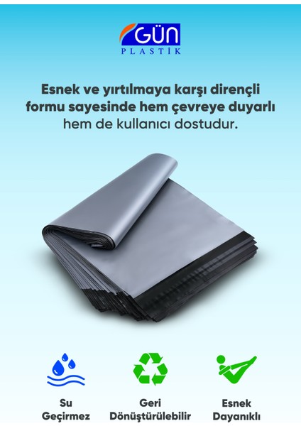 Cepli Kargo Poşeti 45 x 55 + 5 cm (500 Adet) modelleri