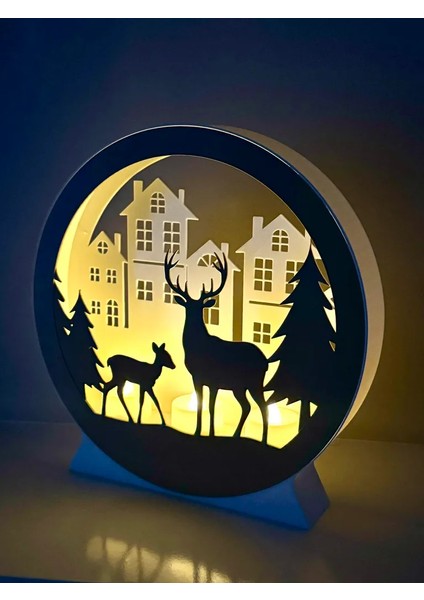 Işıklı Gölge Kutusu Dekoratif Aydınlatma Shadowbox Lightbox